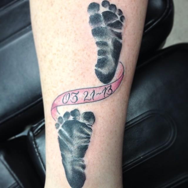 Tattoo uploaded by Norman Demorte • 2 different baby boys feet • Tattoodo