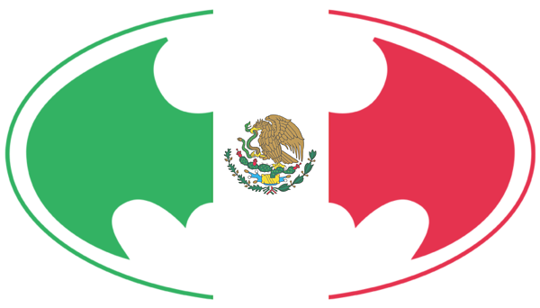 Batman - Mexican Flag Shield Women's T-Shirt by Brand A - Pixels