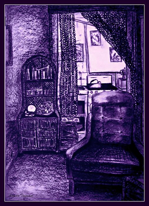 Leanne Seymour - Bedsit Refuge In Purple - With Border