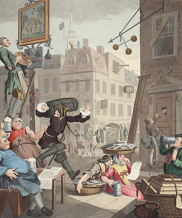 Beer Street, Illustration From Hogarth Jigsaw Puzzle by William Hogarth -  Pixels