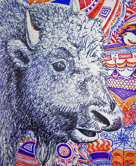 https://images.fineartamerica.com/images-medium-5/bison-designs-emily-michaud.jpg