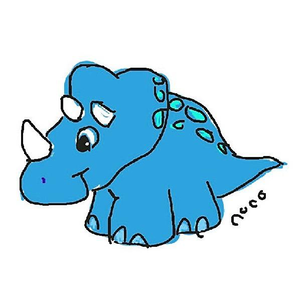 https://images.fineartamerica.com/images-medium-5/blue-dinods-dinosaurds-cartoon-nuno-marques.jpg