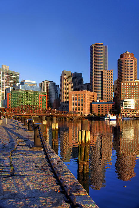 Boston Harbor Sunrise 2 by Joann Vitali