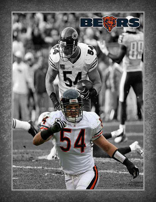 ART BRIAN URLACHER CHICAGO BEARS iPhone 12 Pro Case Cover