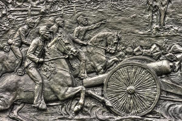 Michael Mazaika - Bringing Up the Battery Detail-A 6th New York Independent Battery Horse Artillery Gettysburg Autumn