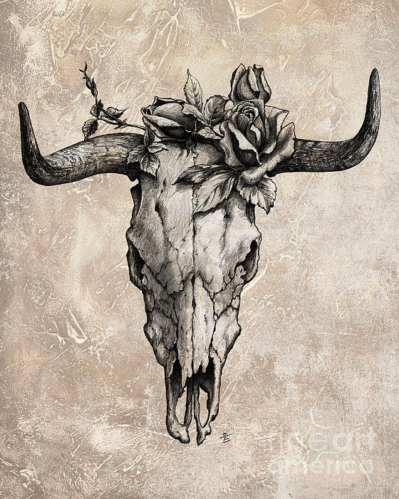 Temporary Tattoo Bulls Skull Longhorn Bohemian Boho Tattoos Realistic Thin  Durable Waterproof - Etsy