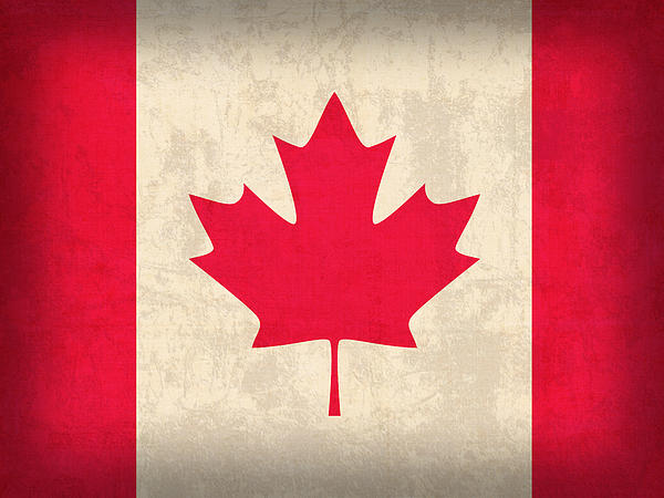 Canada Flag Vintage Distressed Finish Greeting Card for Sale by Design  Turnpike