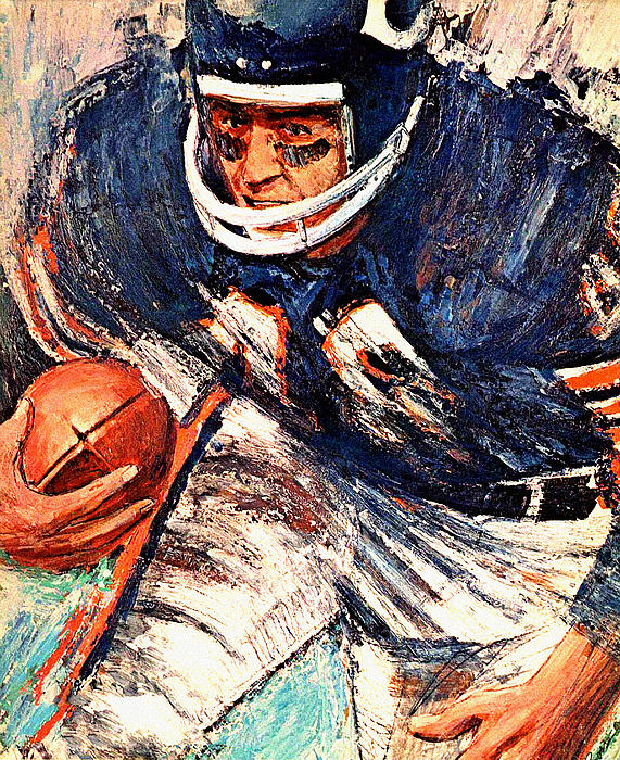 Detroit Lions 1966 Vintage Print Painting by Big 88 Artworks