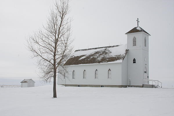 Joseph Schofield - Church in the Snow