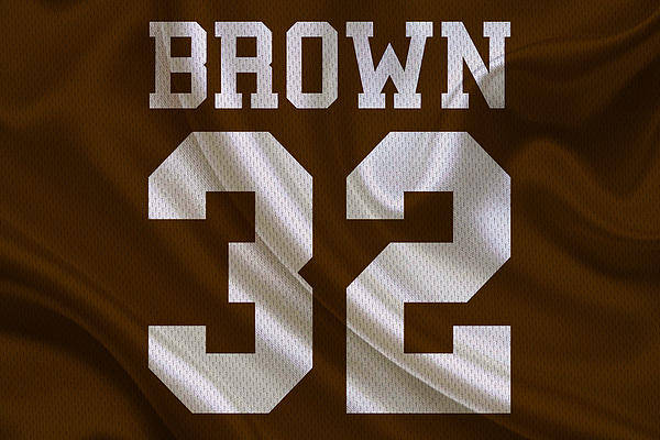 Jim Brown Cleveland Browns Abstract Art 32 Tapestry by Joe Hamilton - Fine  Art America