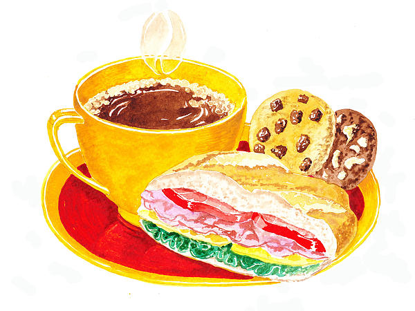 Irina Sztukowski - Coffee Cookies Sandwich Lunch