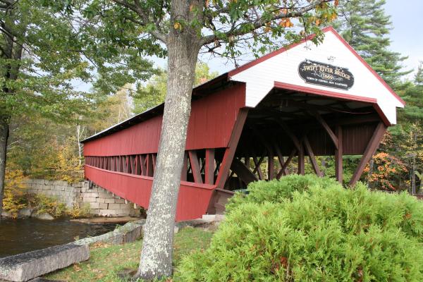 Christiane Schulze Art And Photography - Covered Bridge  Swift River