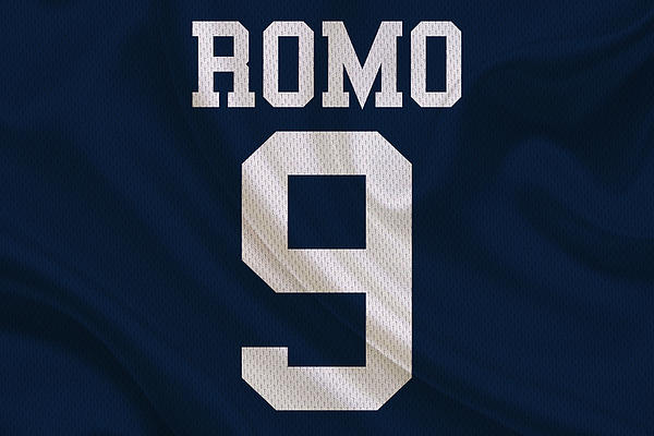 Tony Romo Dallas Cowboys Art by Joe Hamilton