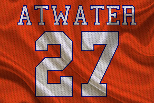 Denver Broncos Steve Atwater T-Shirt by Joe Hamilton - Pixels