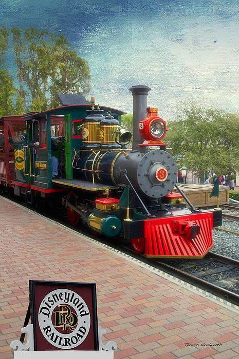 Train Ride Magic Kingdom Photograph by Thomas Woolworth - Fine Art America