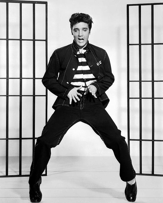 Elvis Presley Jubilant Felons Jailhouse Rock 1-Sided Print Poly Tee Shirt S-3XL 