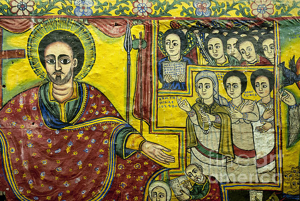 Bahir Dar Ethiopia Painted Church Art Print Home Decor Wall Art Poster C