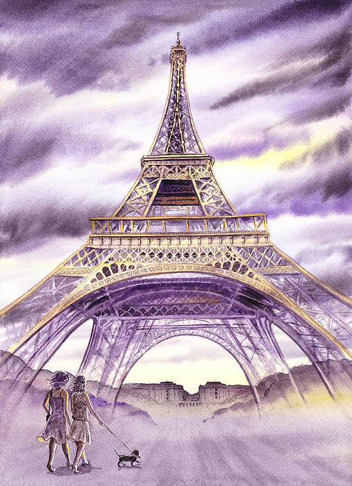 Irina Sztukowski - Evening In Paris A Walk To The Eiffel Tower