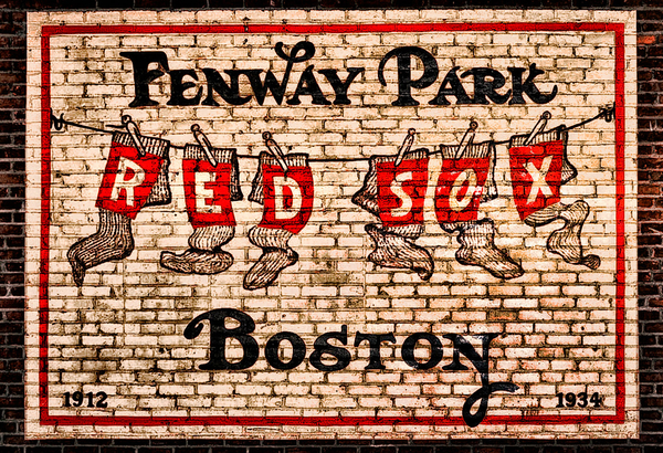 Fenway Park Boston Redsox Sign T-Shirt by Bill Cannon - Pixels