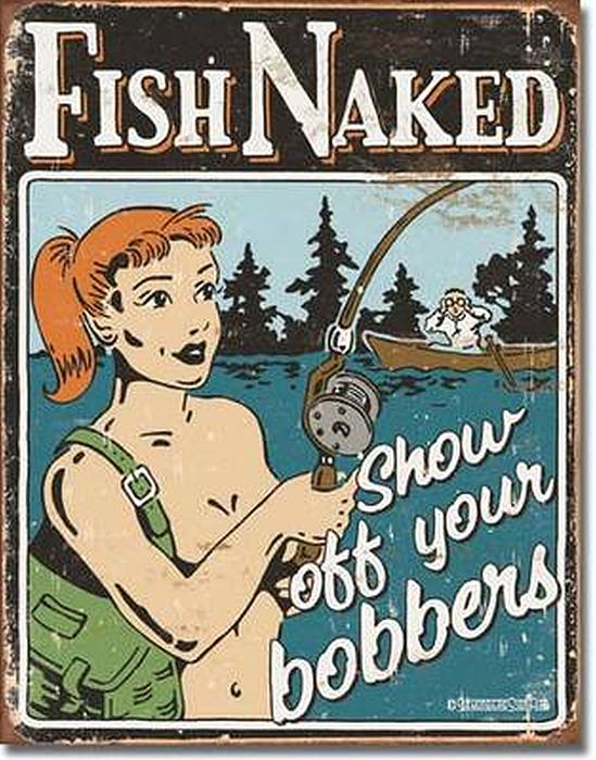 Fish Naked T-Shirt by R A W M - Fine Art America