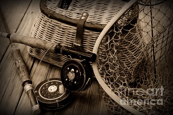 Fishing - Vintage Fish Bobbers Photograph by Paul Ward - Pixels