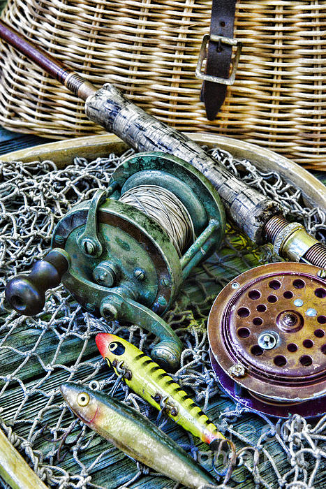Antique Wood Fishing Lures Jigsaw Puzzle by Paul Ward - Fine Art