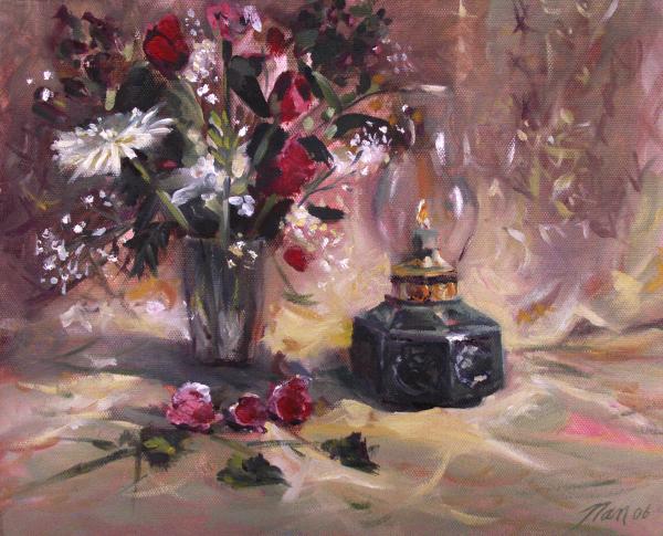 Nancy Griswold - Flowers with Lantern