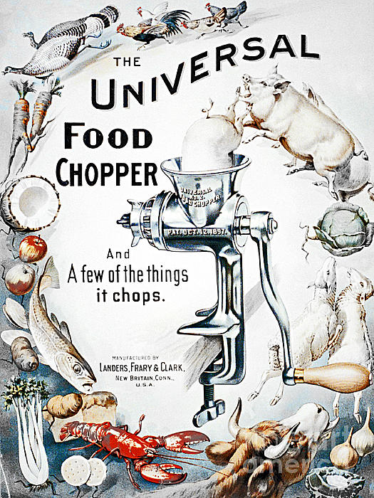 Food Chopper Kids T-Shirt by Flamingo Graphix John Ellis - Fine Art America