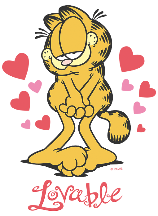 Garfield - Lovable Kids T-Shirt by Brand A - Pixels Merch