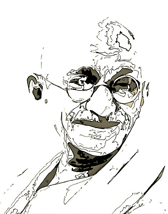 Ghandi Inspiration Print by MotionAge Designs