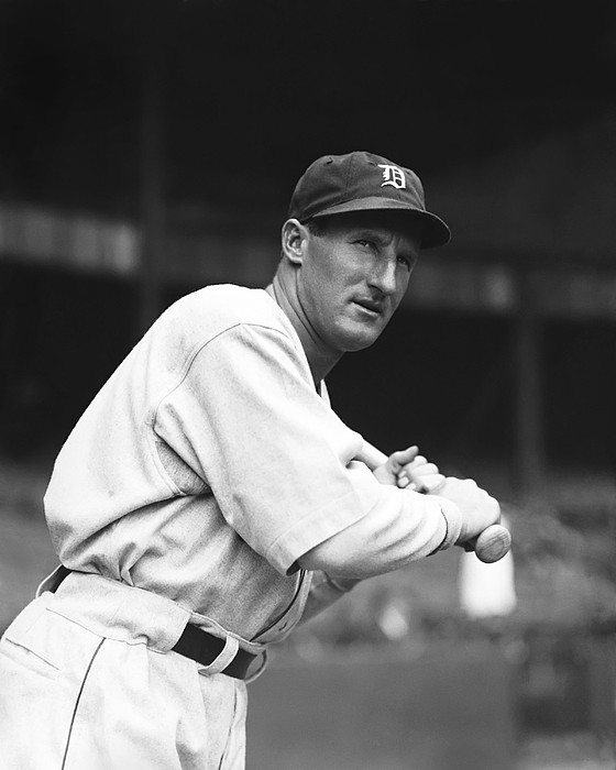 Goose Goslin Waits For Pitch by Retro Images Archive