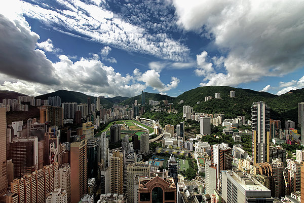 Happy Valley Greeting Card by Mendowong Photography