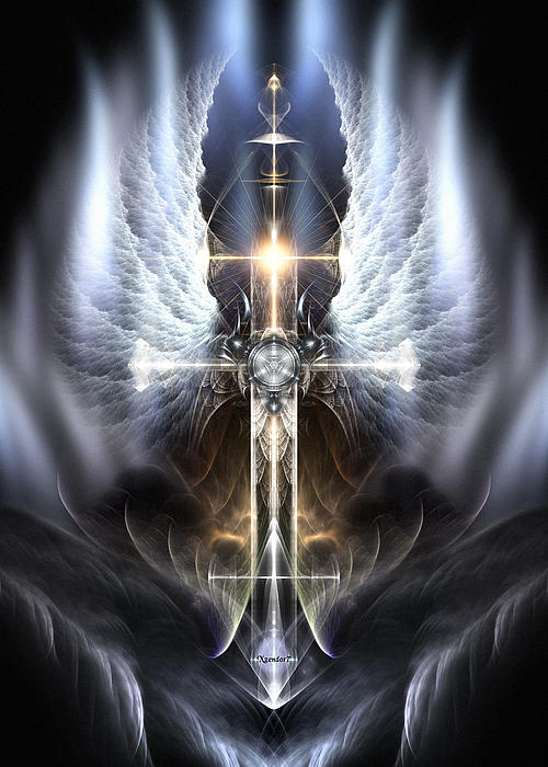 Rolando Burbon - Heavenly Angel Wings Cross