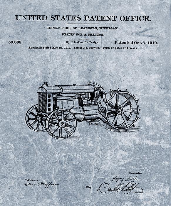 Ford fergeson tractor patent #7