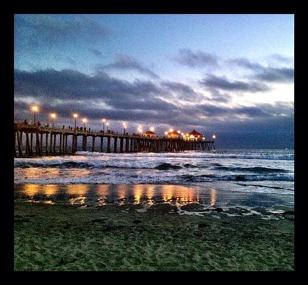 Huntington Beach Storm by Karen McMasters