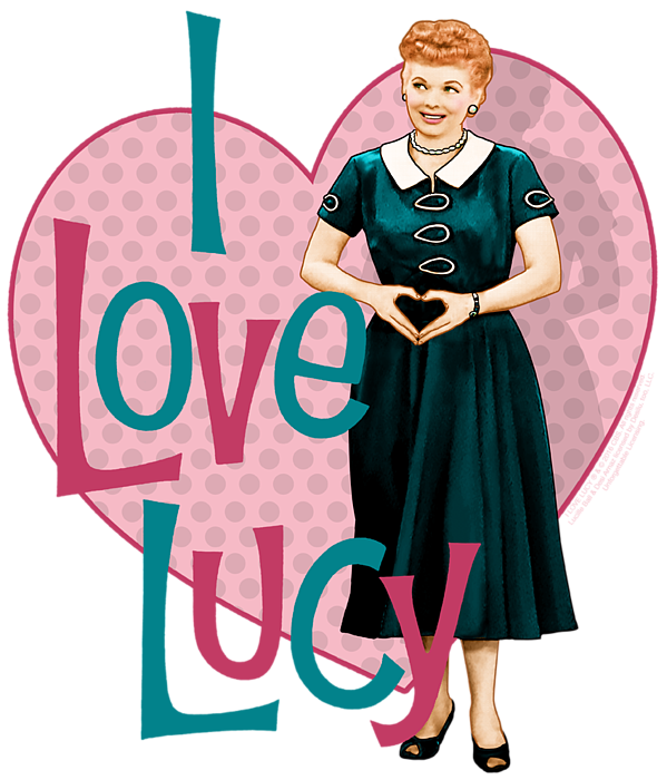 I Love Lucy Heart You T Shirt For Sale By Brand A