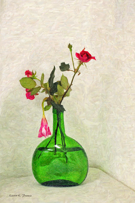 Kenny Francis - Impressionist Rose Vase