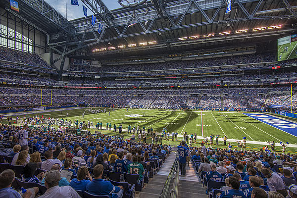 Lucas Oil Stadium Wall Art Indianapolis Colts Stadium Canvas