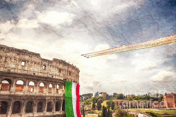 Stefano Senise - Italian flag in Rome
