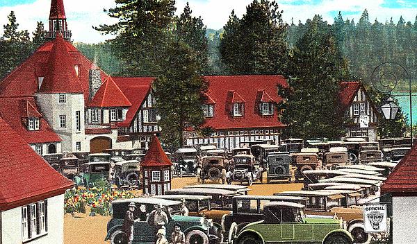 Lake Arrowhead: The shops Village - Aluminum Print (2 sizes)