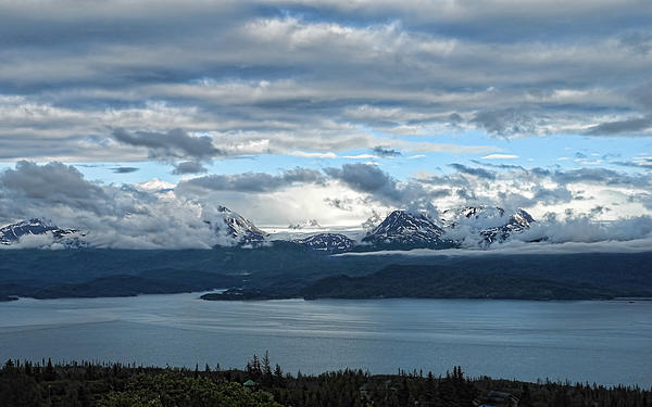 Phyllis Taylor - Let There be Light over Dixon Glacier