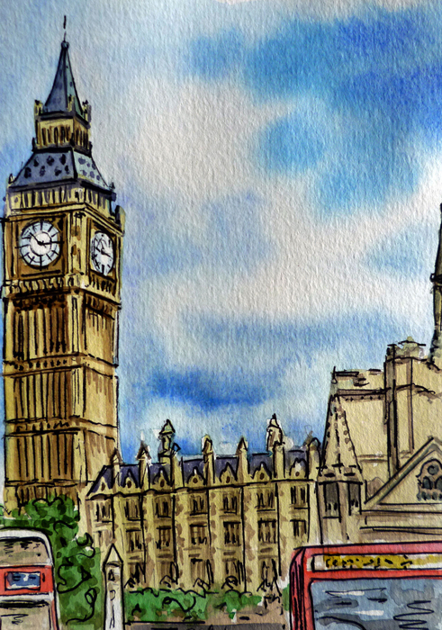Irina Sztukowski - London England Big Ben