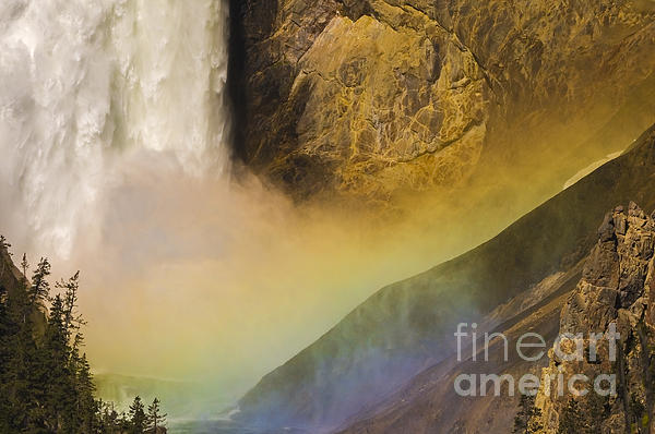 Sandra Bronstein - Lower Falls Rainbow - Yellowstone