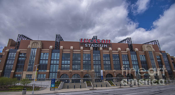 Indianapolis Colts Lucas Oil Stadium 3172 Poster by David Haskett