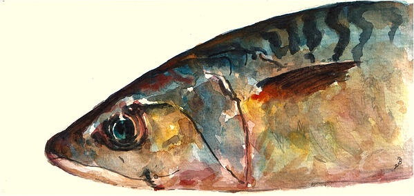 Redfish painting #1 Greeting Card by Juan Bosco