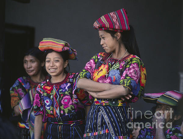 Mayan Women - Chichicastenango Guatemala Bath Towel by Craig
