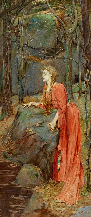 Melisande Jigsaw Puzzle by Henry Meynell Rheam | Pixels