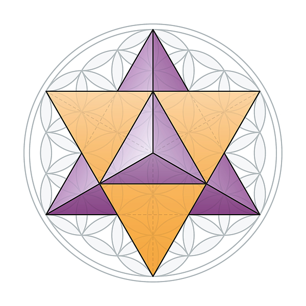 Metatrons Cube, a symbol framed in two circles Yoga Mat by Peter Hermes  Furian - Fine Art America