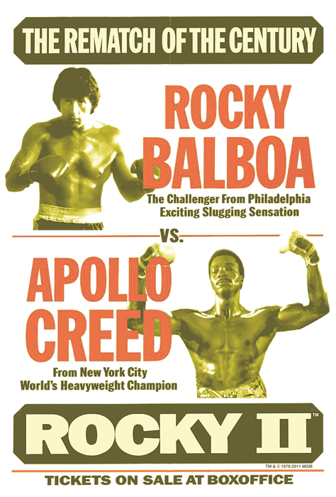 niño Rocky II "Balboa Creed revancha" T-Shirt-Adulto 