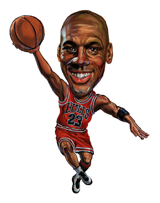Michael Jordan Greeting Card